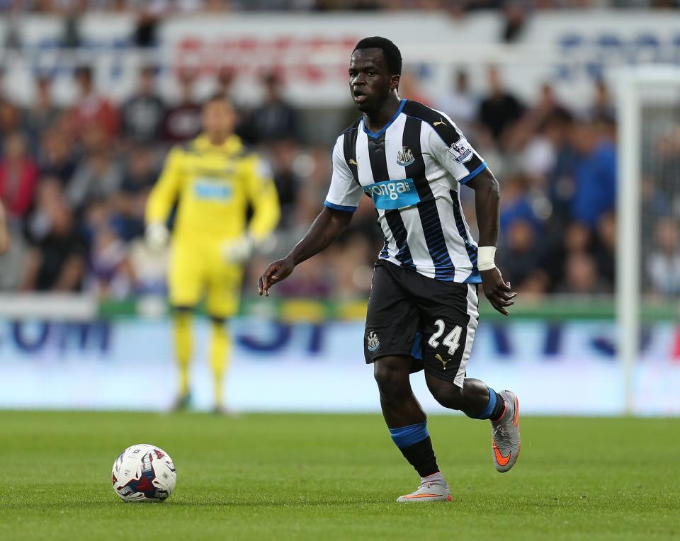 Cheick Tiote netted his only goal for the Magpies in the 4-4 draw with Arsenal