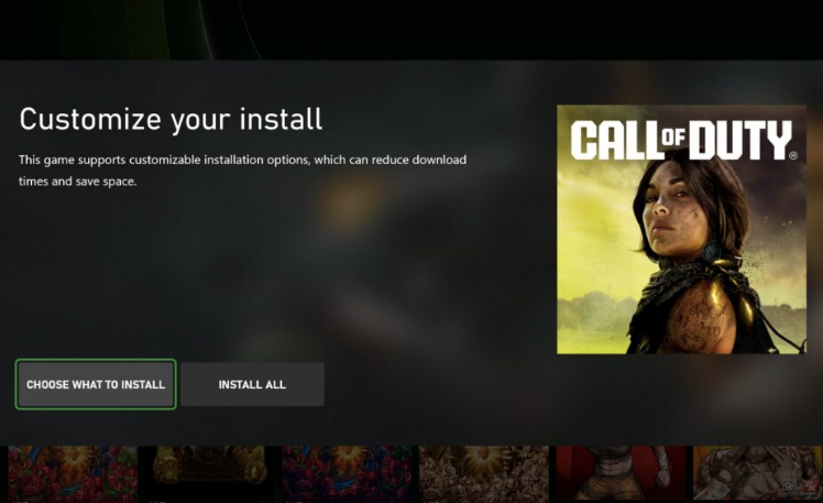 This shows the download customization.