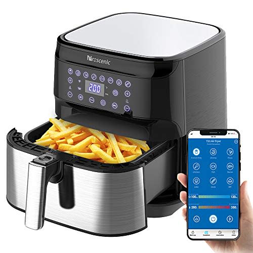 Proscenic T21 Smart Air Fryer, App & Alexa Control, XL 5. 8QT, 1700 Watt Electric Air Fryers Ov…