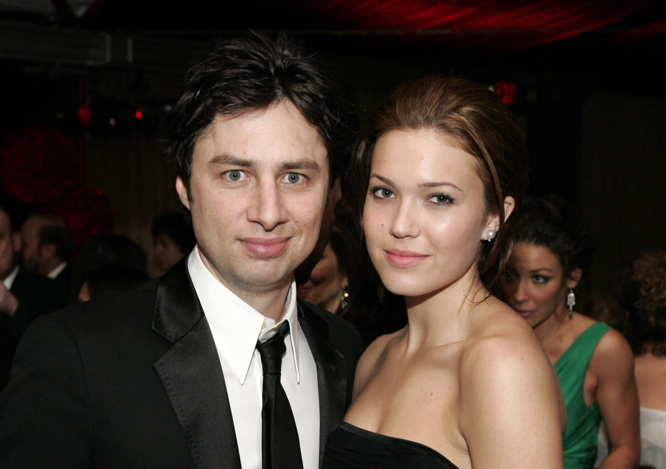 Mandy Moore and Zach Braff