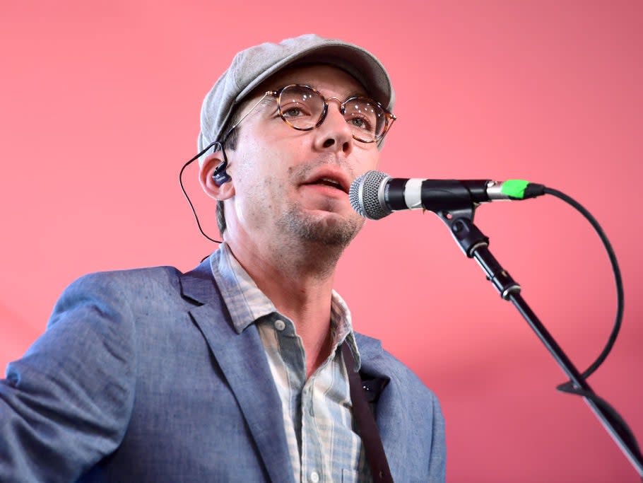 Singer-songwriter Justin Townes Earle performs at a country music festival in 2017: Matt Winkelmeyer/Getty Images for Stagecoach