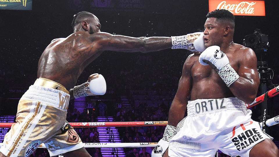 Luis Ortiz's fight was over as soon as Deontay Wilder landed a massive right hand flush.