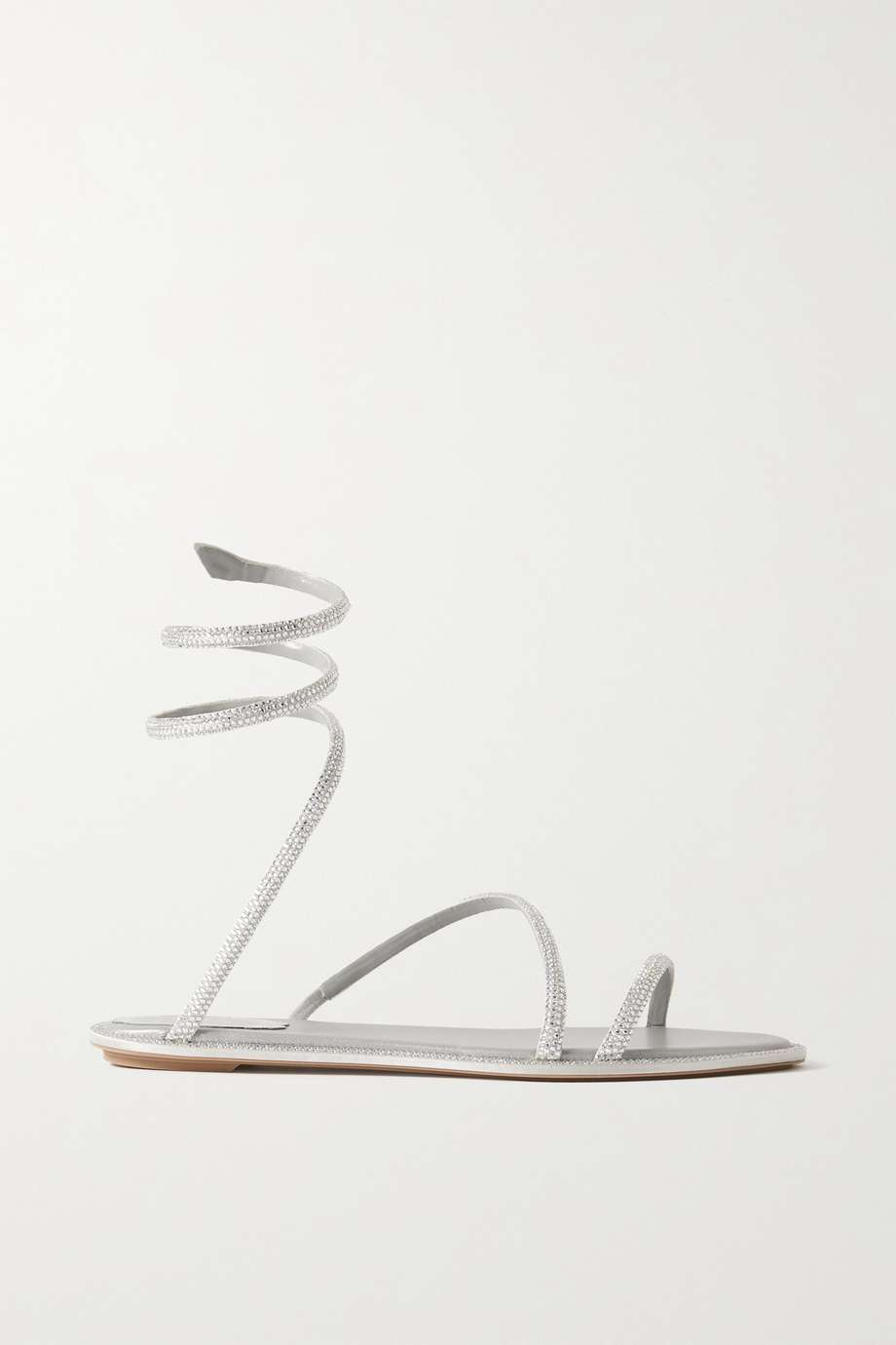 RENÉ CAIOVILLA CRYSTAL-EMBELLISHED SANDALS, $875