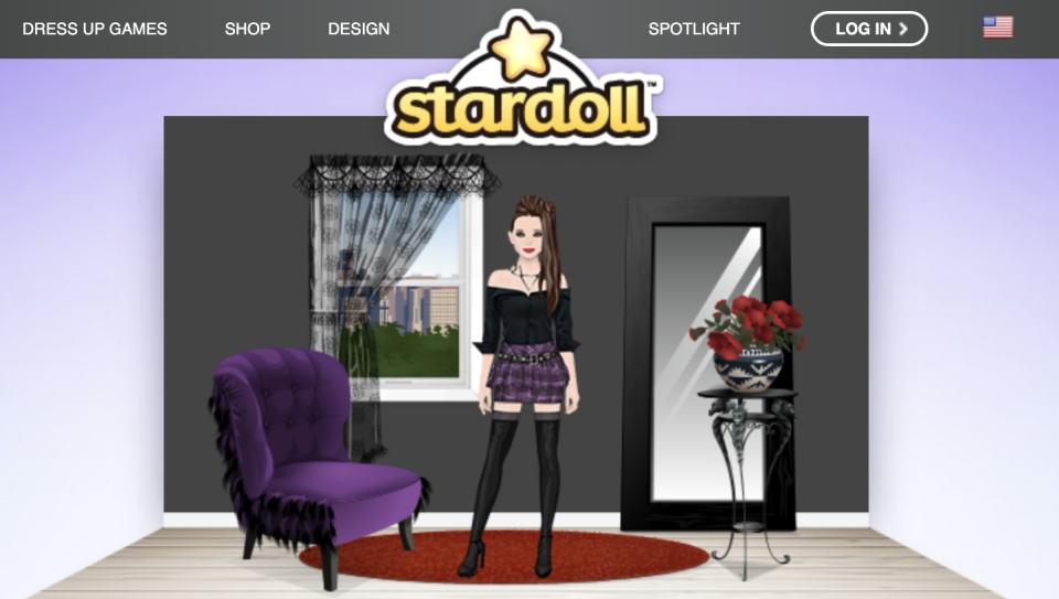 Stardoll interface