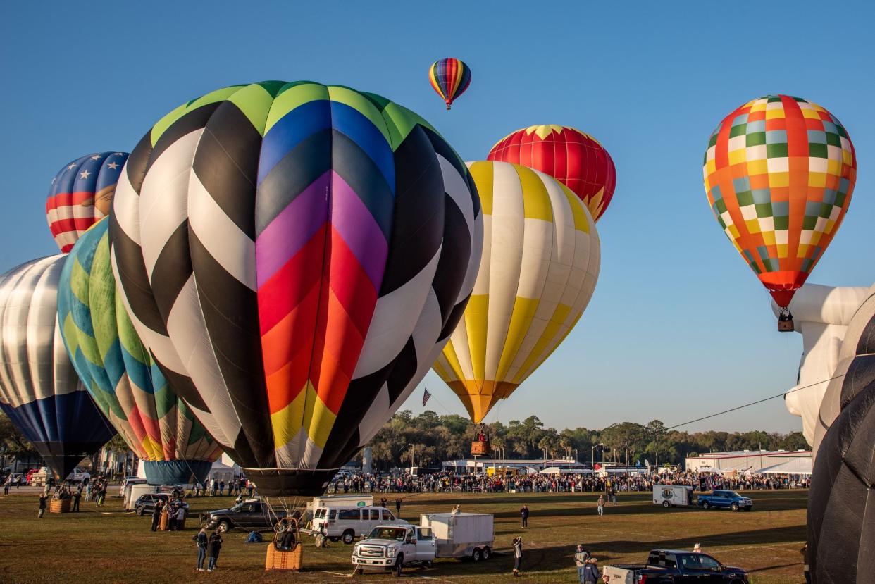 The second Up Up and Away Florida Hot Air Balloon and Music Festival will be held this weekend. The festival is expecting 35,000 attendees for the 3-day event.