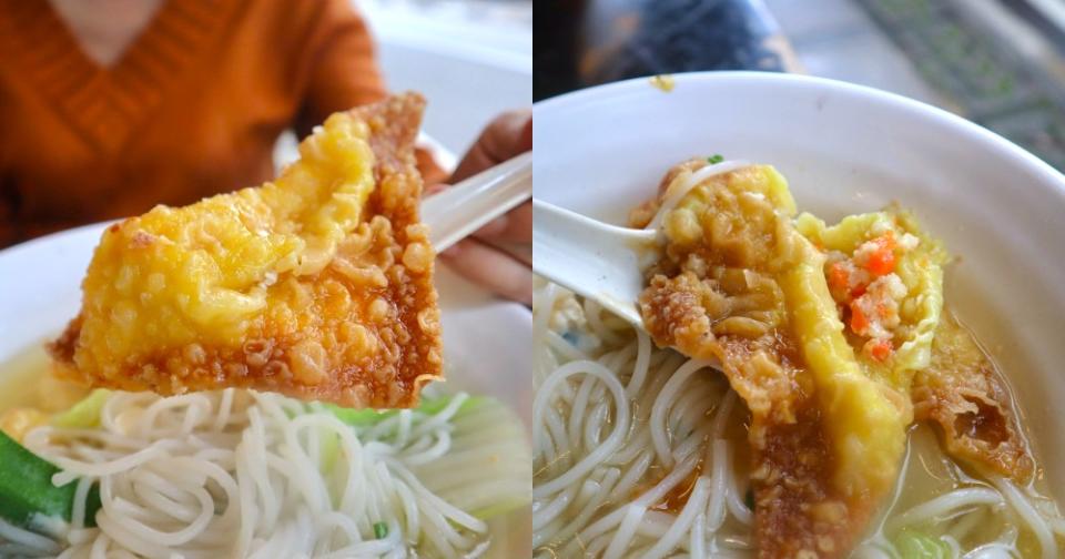 best rated yong tau foo - wanton closeup