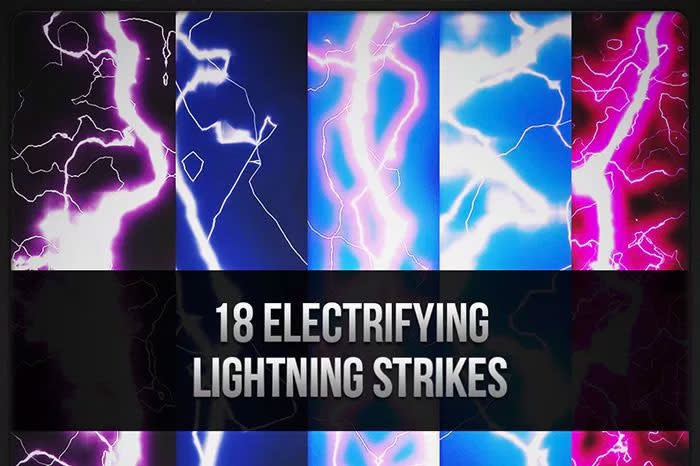 Lightning Strikes Photoshop brushes