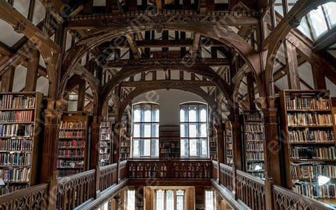 Gladstone's Library in Hawarden, North Wales - Credit: Andrew Testa/The New York Times