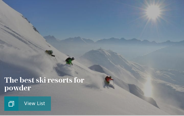 Best ski resorts for powder