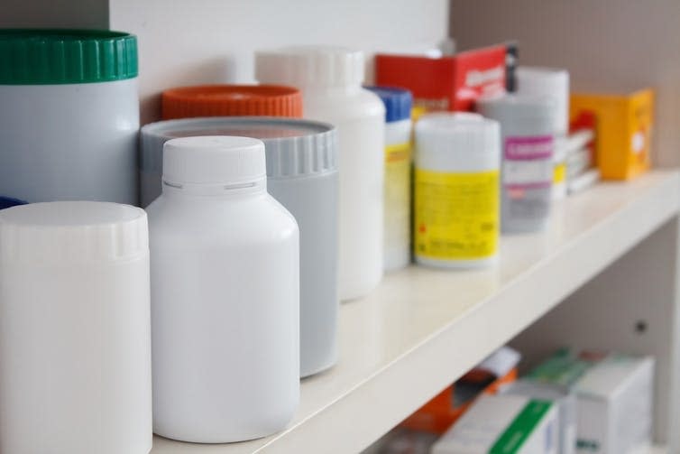 <span class="caption">Some diabetes drugs, like gliptins, are less likely to be left in the medicine cabinet.</span> <span class="attribution"><a class="link " href="https://www.shutterstock.com/download/confirm/323515223?size=medium_jpg" rel="nofollow noopener" target="_blank" data-ylk="slk:Kwangmoozaa/Shutterstock.com;elm:context_link;itc:0;sec:content-canvas">Kwangmoozaa/Shutterstock.com</a></span>