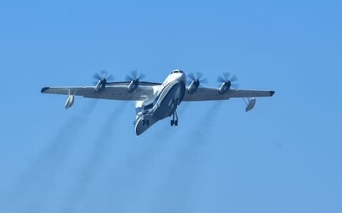 AG600 amphibious aircraft China   - Credit: AFP