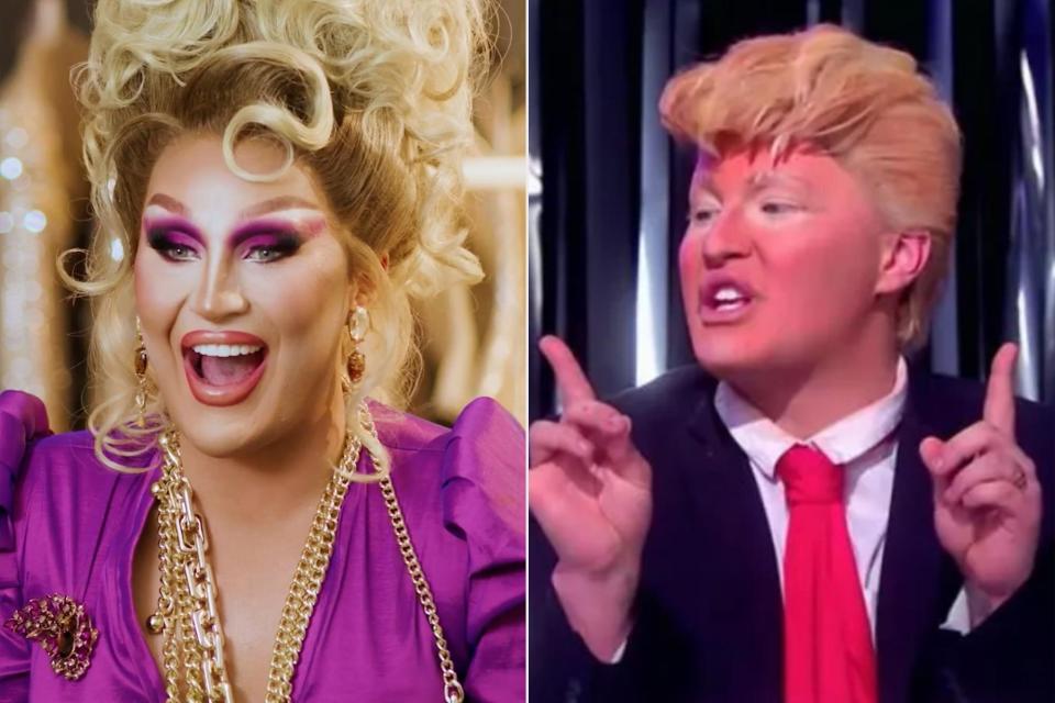 Drag Race interview; Trump impersonation