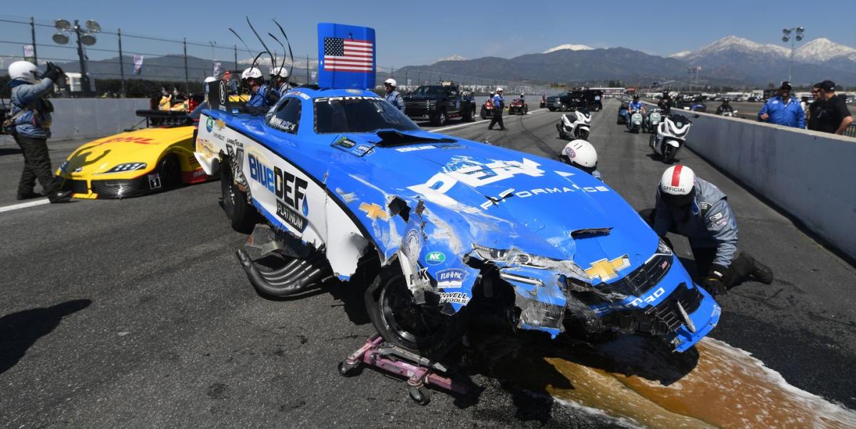 J.R. Todd Says NHRA Crash with John Force that Wasn't His Fault Cost