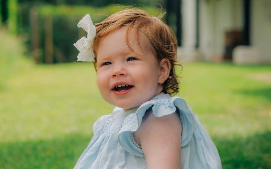 Prince Harry's daughter Lilibet in an image released to mark her first birthday - Misan Harriman