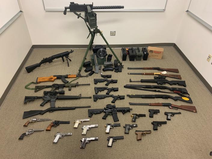 Sheriff’s officials reported making several felony arrests and seizing dozens of firearms and drugs during the latest week of Operation Consequences in the High Desert and Inland Empire.