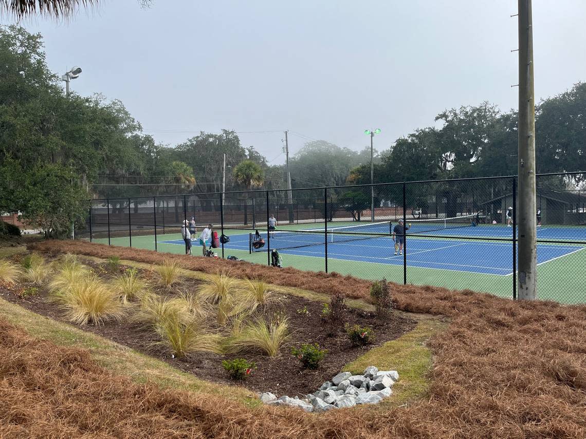 The Beaufort Tennis Center, which has seven courts, is the largest public tennis facility north of the Broad River. It has reopened following a $630,000 renovation.