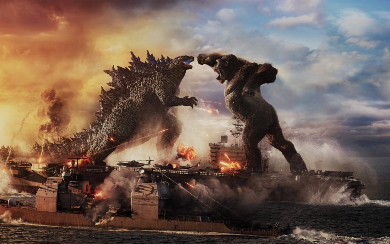 Godzilla vs Kong, says Robbie Collin, is a feast for the eyes and ears, if not the brain - Warner Bros