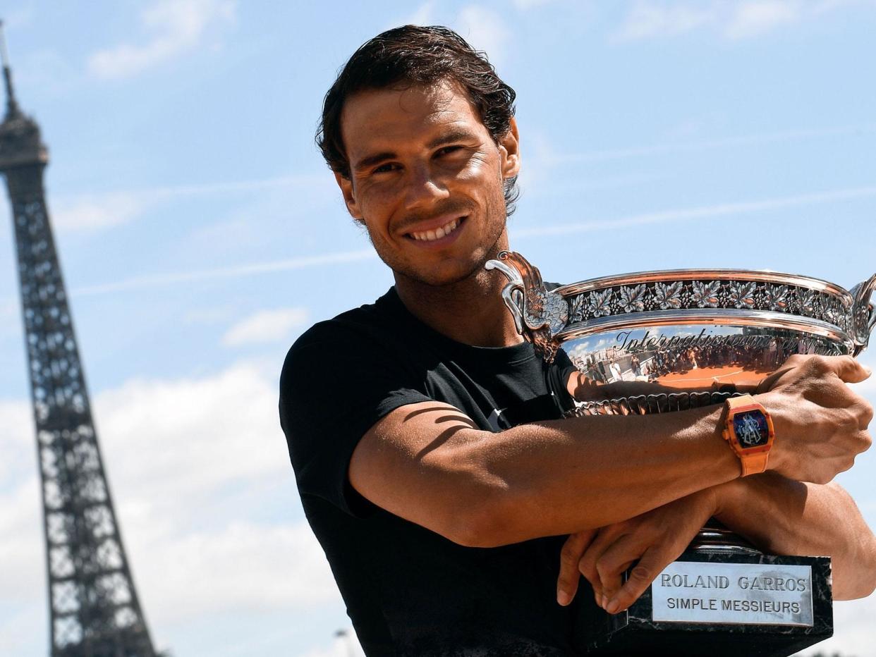 Rafael Nadal heads into Wimbledon in fine form but is not confident of victory at the All-England club: Getty