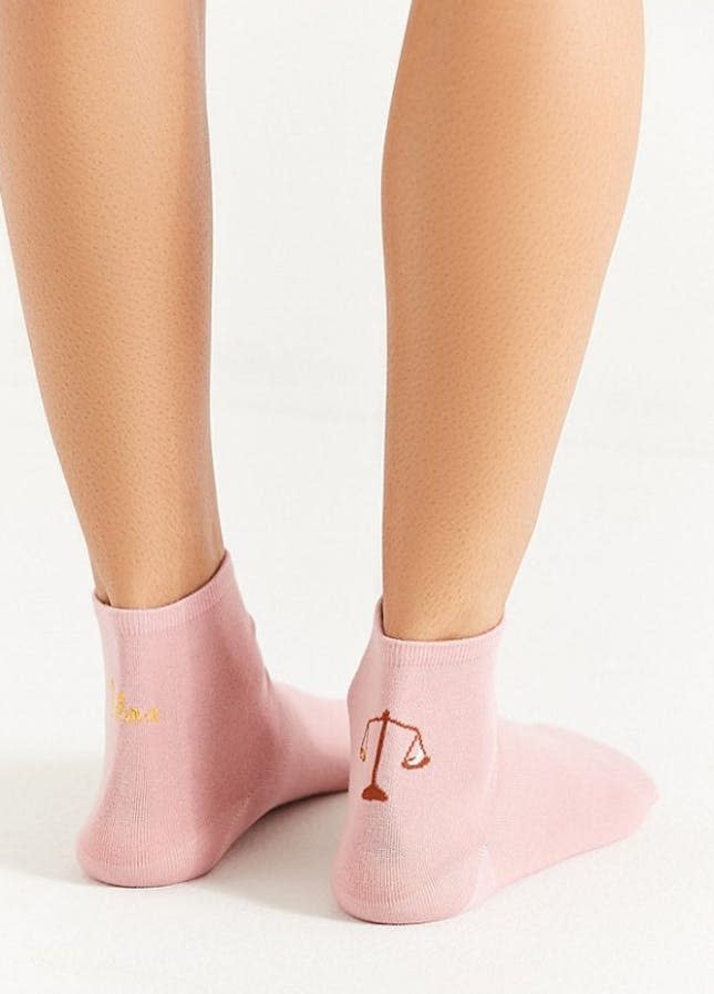 urban outfitters libra zodiac socks