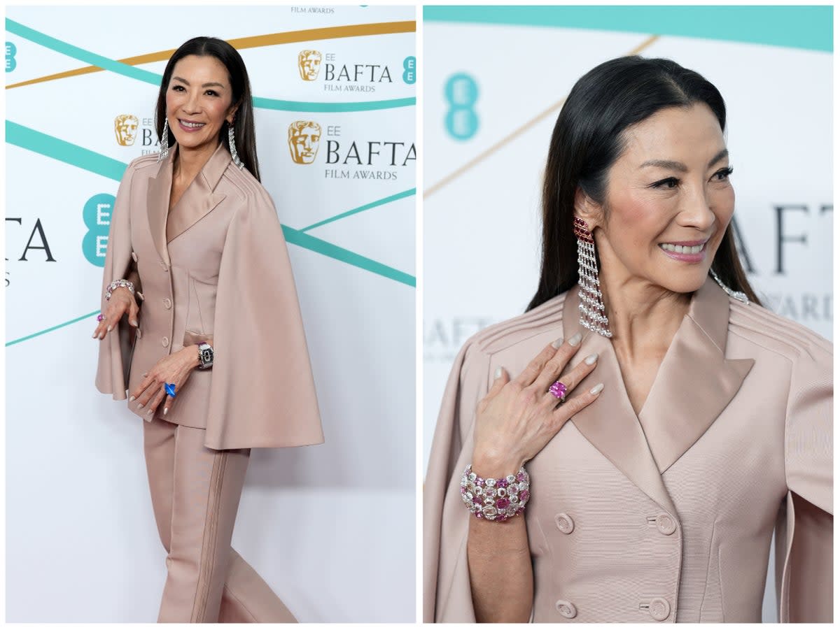 Michelle Yeoh in Dior (Getty Images)