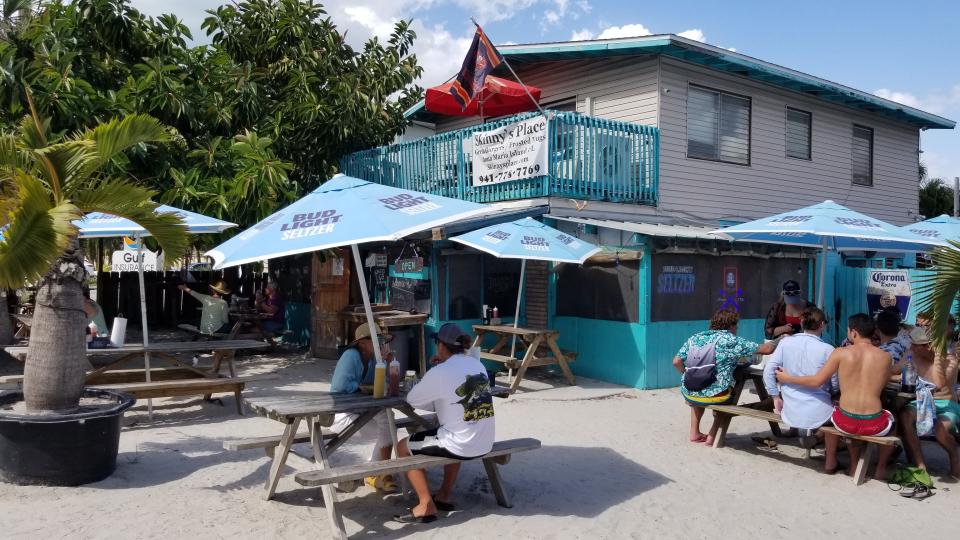 Skinny’s Place is at 3901 Gulf Drive, Holmes Beach, on Anna Maria Island.
