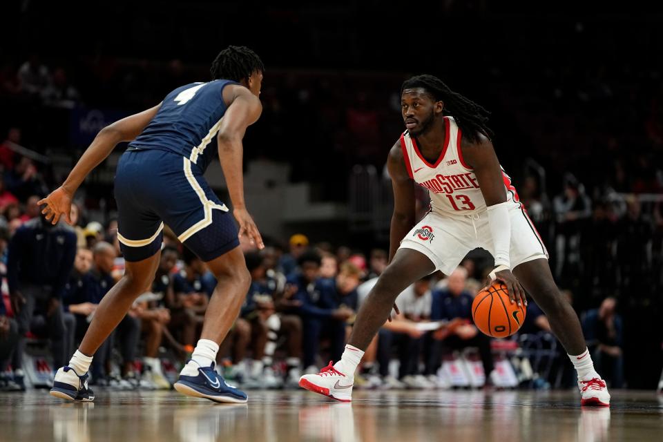 Before he left the team to deal with personal matters, Ohio State guard Isaac Likekele led the Buckeyes in assists per game (3.1), was second in rebounding average (6.3), third in minutes played, and eighth in scoring average (4.5).