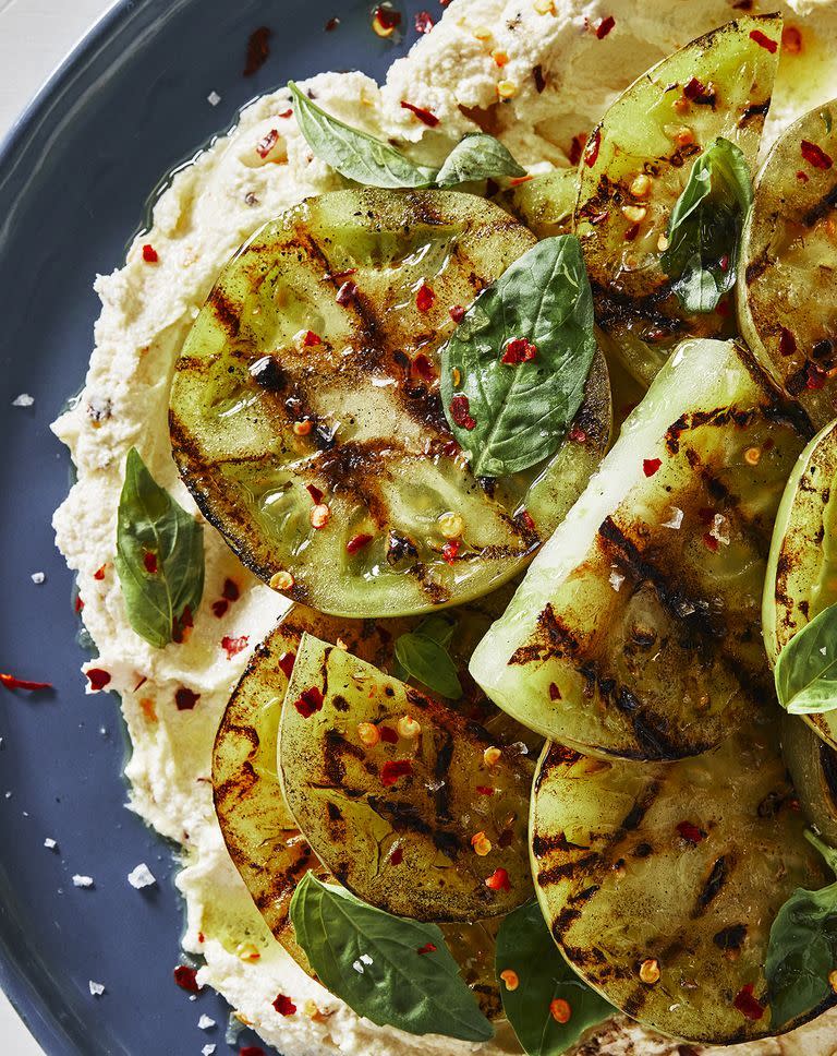 Grilled Green Tomatoes