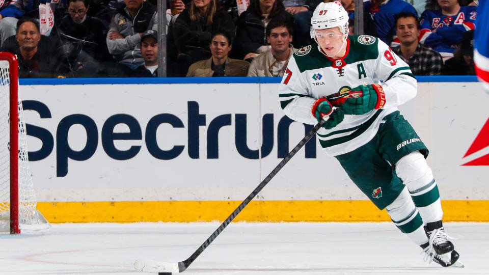 Kirill Kaprizov isn't off to an impressive start to the season. (Jared Silber/NHLI via Getty Images)