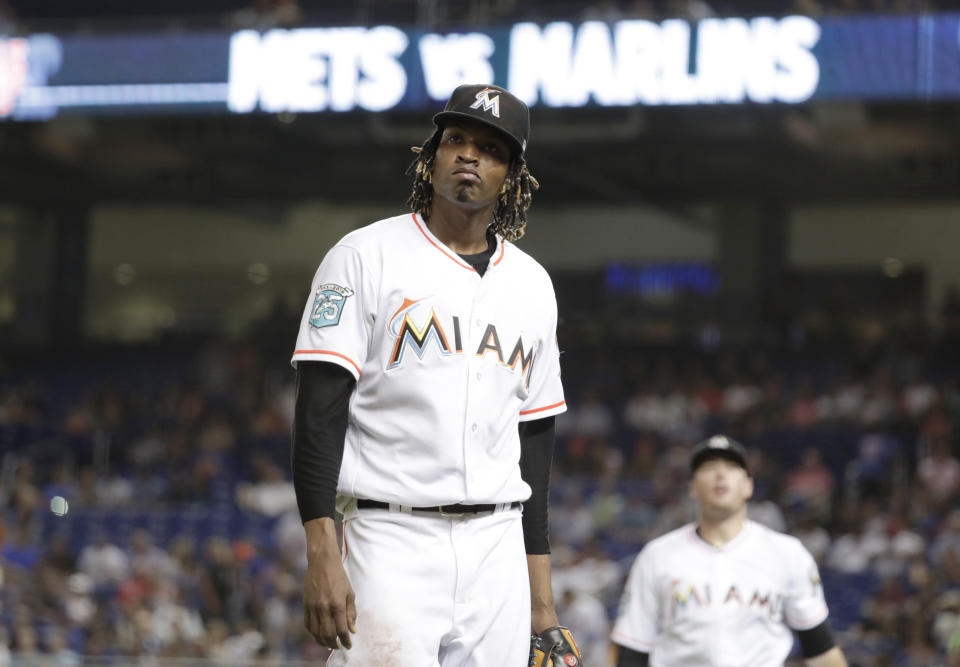 The Marlins aren’t exactly a hot ticket in Miami right now. (AP Photo)