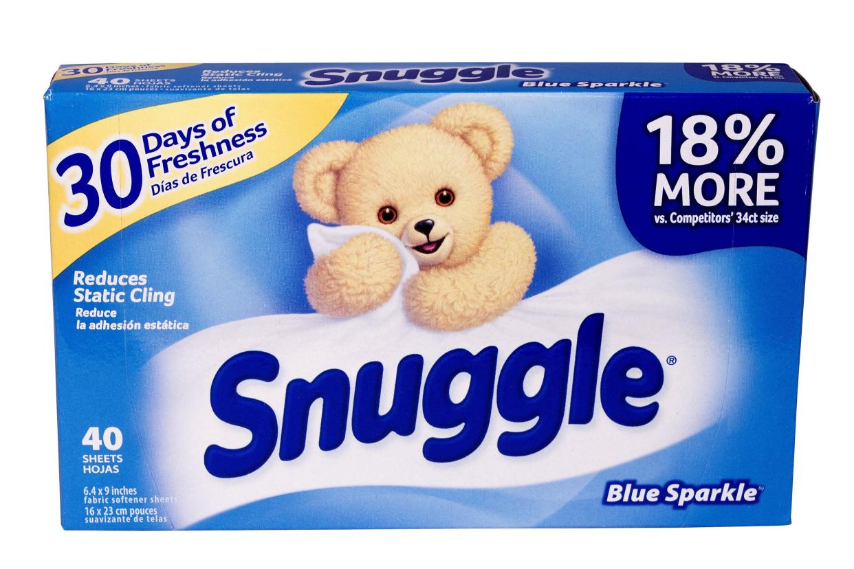 Snuggle dryer sheets