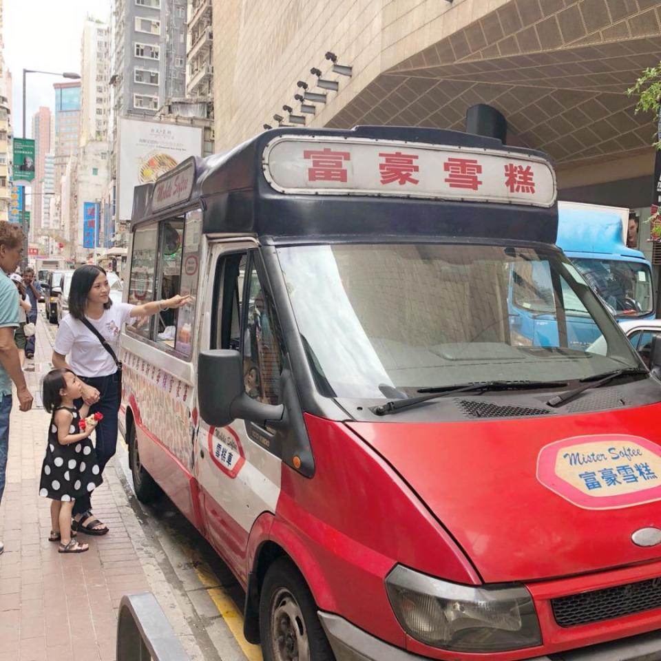 香港人的集體回憶富貴雪糕車也深受內地旅客歡迎。（網上圖片）