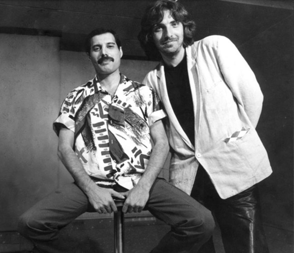 Freddie Mercury and Rudi Dolezal.