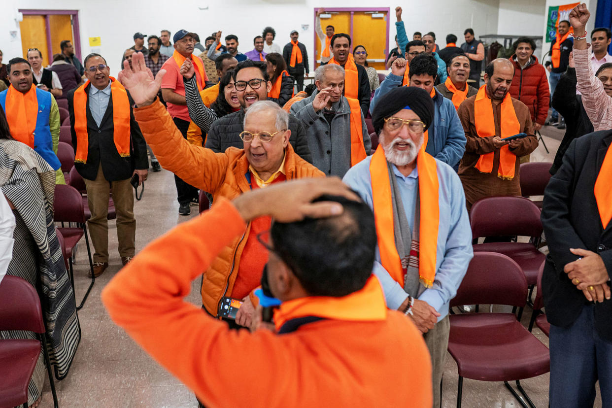 Overseas Friends of Bharatiya Janata Party-USA campaign event (Nathan Howard / Reuters)