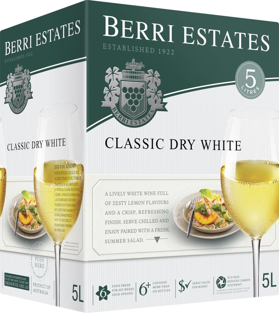 Berri Estate's Dry White cask 