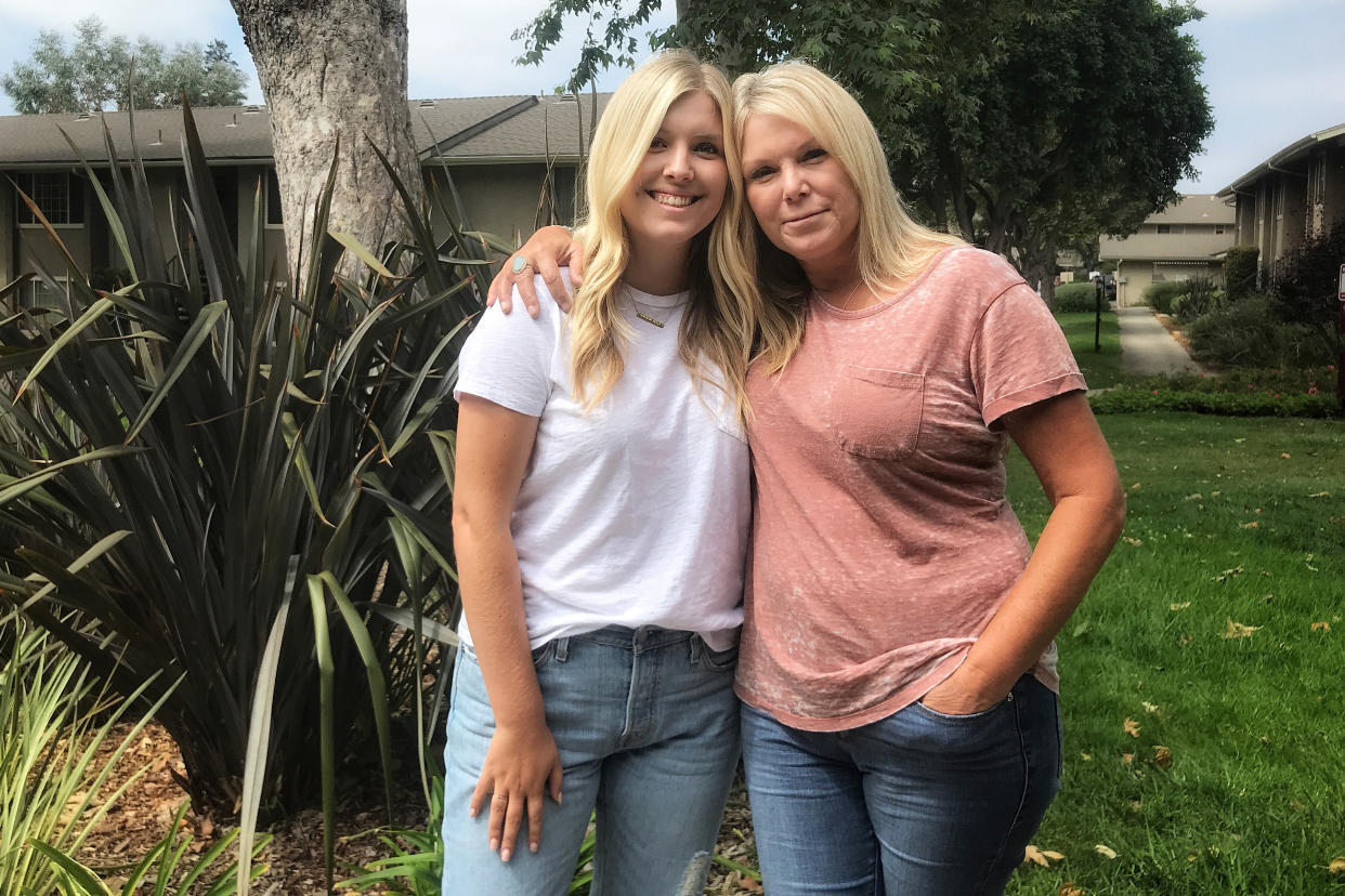 Hope Morrison, left, and her mother, Carlynn Rose, are survivors of the 2017 mass shooting in Las Vegas. (Photo: Holly Bailey/Yahoo News)