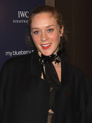 Chloe Sevigny at the New York City premiere of The Weinstein Company's My Blueberry Nights