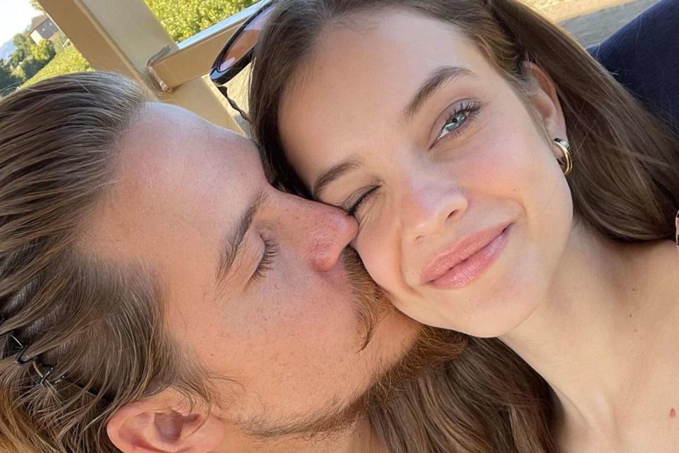 <p>Dylan Sprouse Instagram</p> Dylan Sprouse and Barbara Palvin
