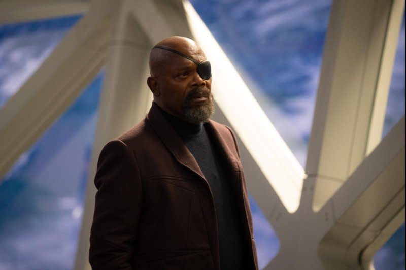 Nick Fury (Samuel L. Jackson) is back in "The Marvels." Photo courtesy of Marvel