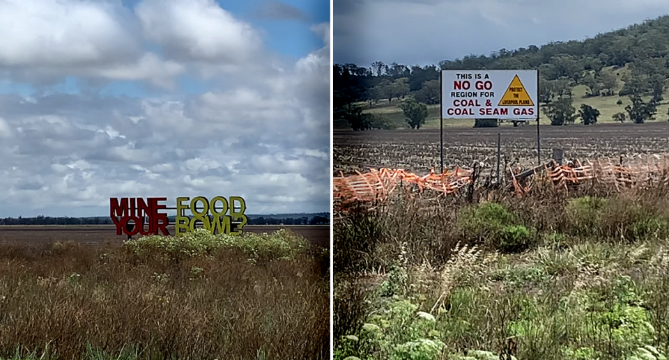 Many farmers across the Pilliga region are opposed to Santos' coal seam gas project. Source: Michael Dahlstrom