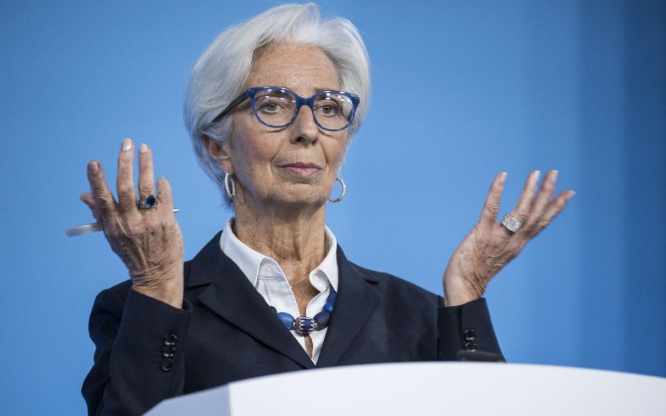 European Central Bank president Christine Lagarde - Thomas Lohnes/POOL/EPA-EFE/Shutterstock