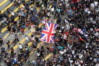 Anti-government demonstration in Hong Kong