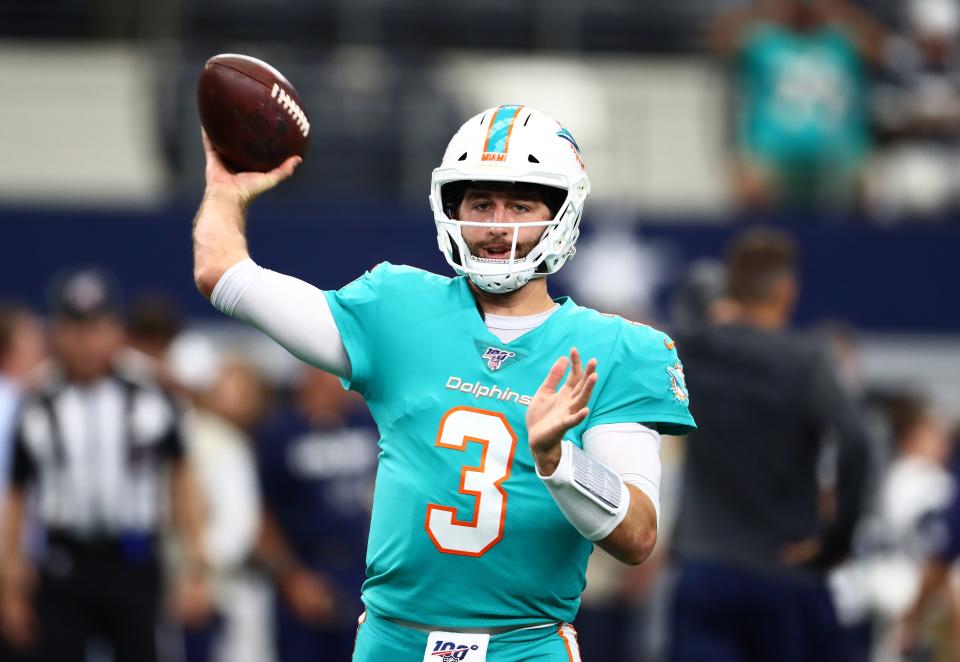 Josh Rosen has played for the Arizona Cardinals and Miami Dolphins.