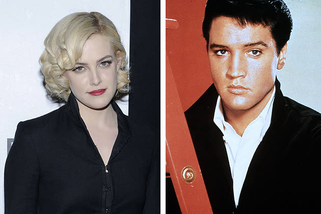 Riley Keough und ihr Großvater Elvis Presley (Bilder: ddp)