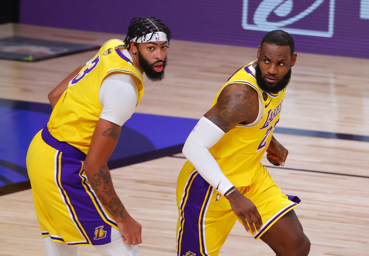 LA Lakers crush Miami Heat in NBA finals opener behind Anthony Davis's 34, NBA  finals