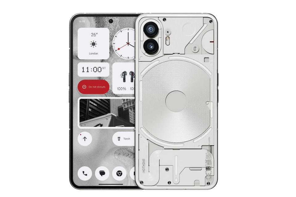 The Nothing Phone 2’s transparent back (Nothing)