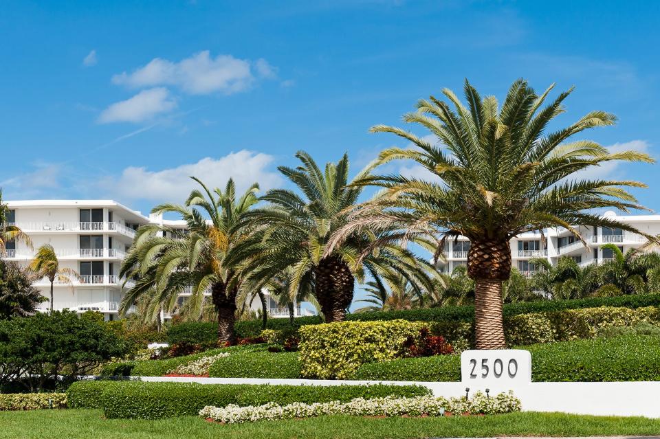 The condominium development at 2500 S. Ocean Blvd. in Palm Beach is seen here in an undated photo.