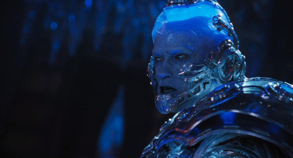 Arnold Schwarzenegger, as Mr. Freeze, in Batman and Robin