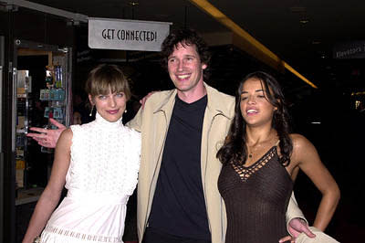 Milla Jovovich , Paul Anderson and Michelle Rodriguez at the LA premiere of Screen Gems' Resident Evil