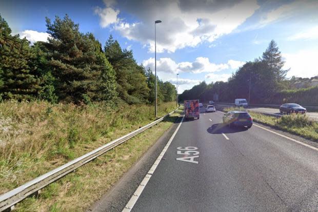 Major East Lancs road closed following accident