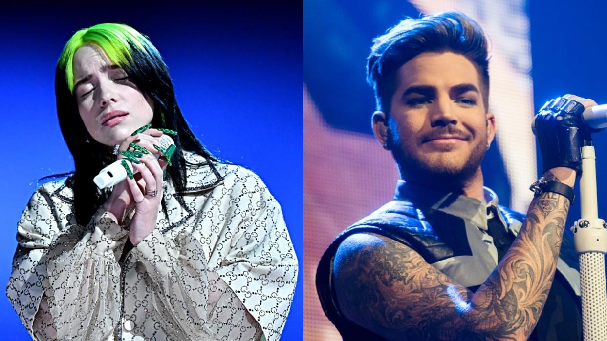 Adam Lambert Releases Glam Rock Cover of Billie Eilish's 'Getting Older'